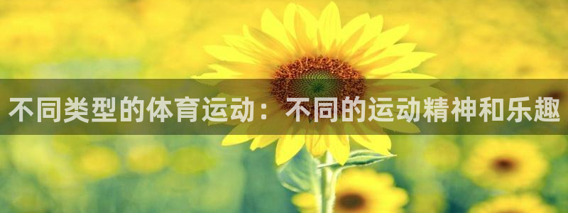 JJB竞技宝官网下载平台APP:不同类型的体育运动:不同的运